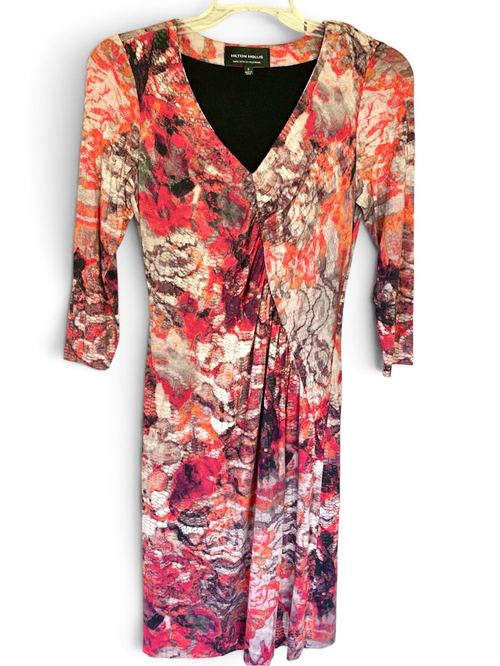 Hilton Hollis multi colored floral dress Sz S